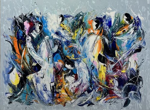 Symphony of Motion van Marietta Martirosyan, Schilderij te koop op Singulart