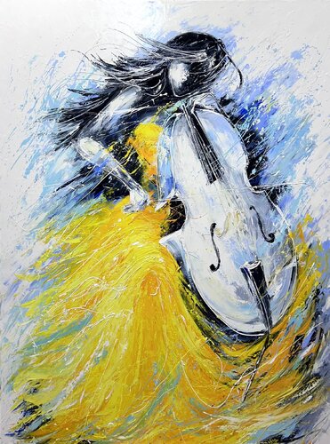 The Flight of Music von Marietta Martirosyan, Malerei kaufen auf Singulart