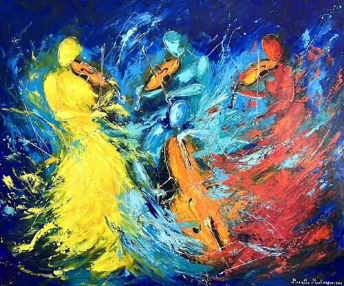 Wings of Music van Marietta Martirosyan, Schilderij te koop op Singulart