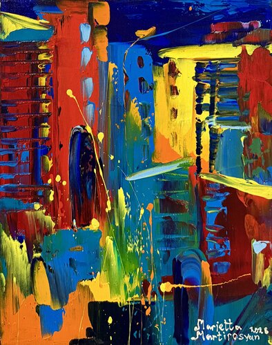 City of Sun by Marietta Martirosyan, Painting for Sale on Singulart