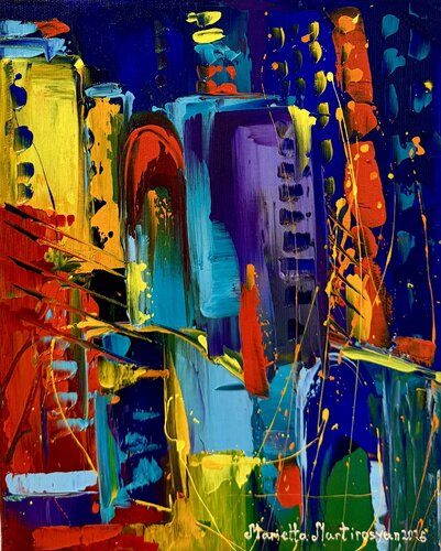 City of a New Day by Marietta Martirosyan, Painting for Sale on Singulart