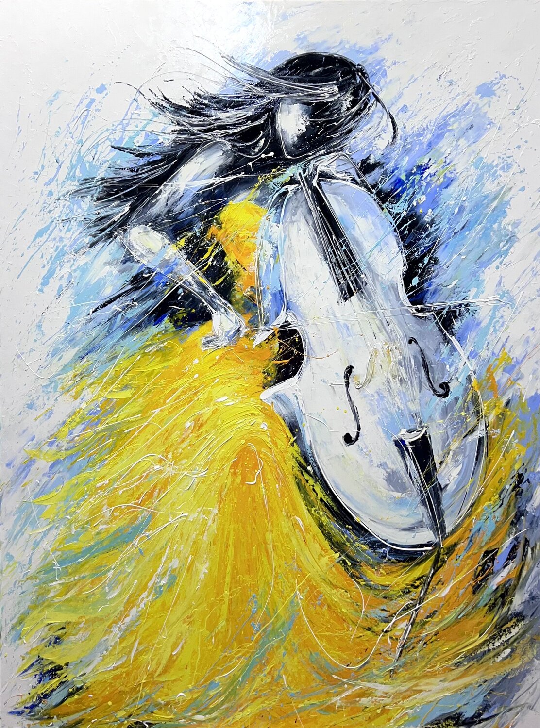 The Flight of Music Marietta Martirosyan Originalgemälde zu verkaufen