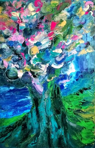 Tree of Life van Dan Zyzniewski, Schilderij te koop op Singulart