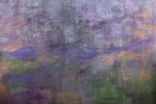 The Purple, Green and Blue van Dan Zyzniewski, Schilderij te koop op Singulart