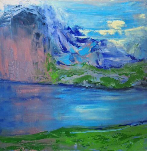 Mountains That Draw The Line From Cezanne To Kirchner von Dan Zyzniewski, Malerei kaufen auf Singulart