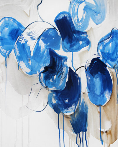 Blue Silence of the Soul by Inna Geyyer, Painting for Sale on Singulart
