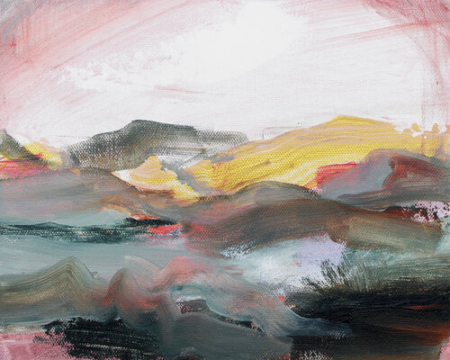 Sunset in November di Inna Geyyer, Pittura in vendita su Singulart