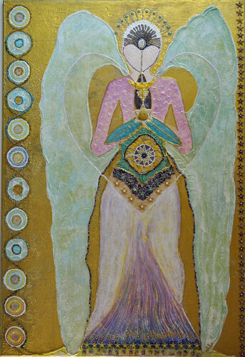 Engel der Liebe von Erika Margarete Jansen, Malerei kaufen auf Singulart