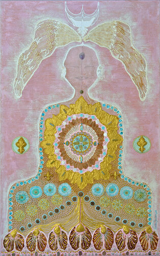 Buddhablume de Erika Margarete Jansen, Pintura a la venta en Singulart
