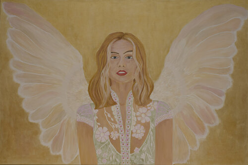 Engel - Ich Bin di Erika Margarete Jansen, Pittura in vendita su Singulart