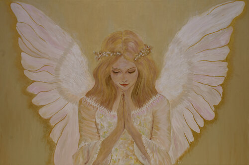 Engel Frieden by Erika Margarete Jansen, Painting for Sale on Singulart