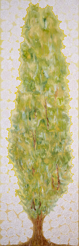 Der Baum im Blumenschaum by Erika Margarete Jansen, Painting for Sale on Singulart