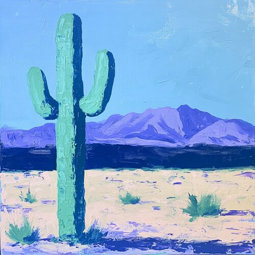 Noonlight Serenity in the Southwest van Lucy Moon, Digitaal te koop op Singulart