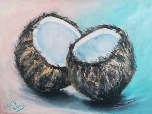 Coconut Bliss di Lucy Moon, Pittura in vendita su Singulart