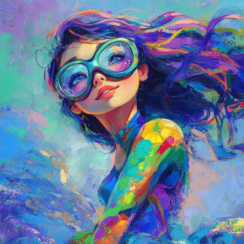 Sea Goddess di Lucy Moon, Digitale in vendita su Singulart
