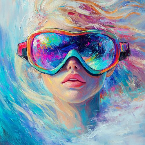 Sea Whisper to the Gir di Lucy Moon, Digitale in vendita su Singulart