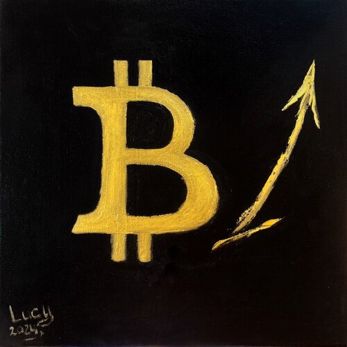 The Infinite Bull van Lucy Moon, Schilderij te koop op Singulart