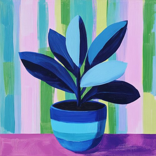 Emerald Garden in Sea Tones par Lucy Moon, Digital en vente sur Singulart