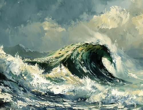 Embrace of the Tempest de Lucy Moon, Digital a la venta en Singulart