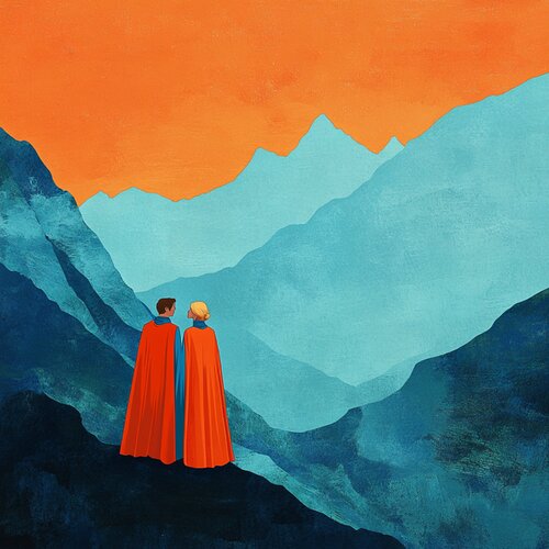 When the mountains saw love van Lucy Moon, Digitaal te koop op Singulart