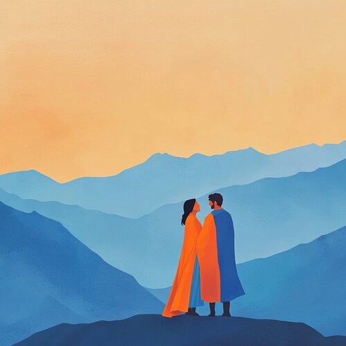 In silence they found each other de Lucy Moon, Digital a la venta en Singulart