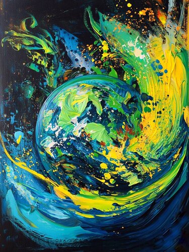 Breath of the Cosmos di Lucy Moon, Digitale in vendita su Singulart