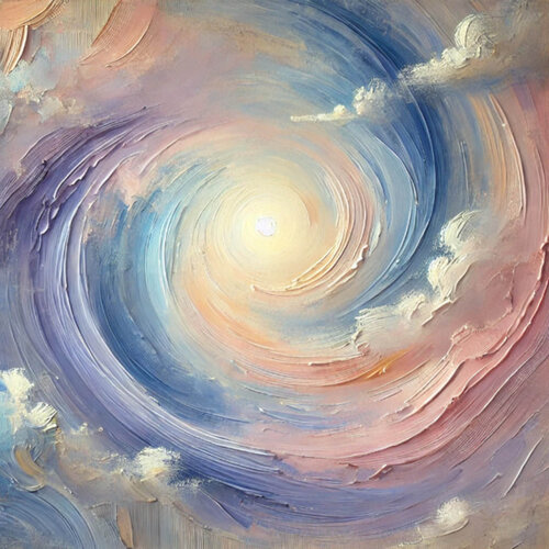 Azure Whirlwind de Lucy Moon, Digital a la venta en Singulart