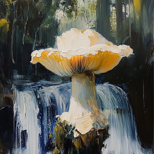 Solstice Mushroom di Lucy Moon, Digitale in vendita su Singulart