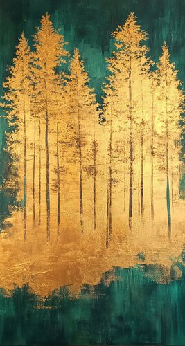 Where the Forest Turns to Gold von Lucy Moon, Digital kaufen auf Singulart