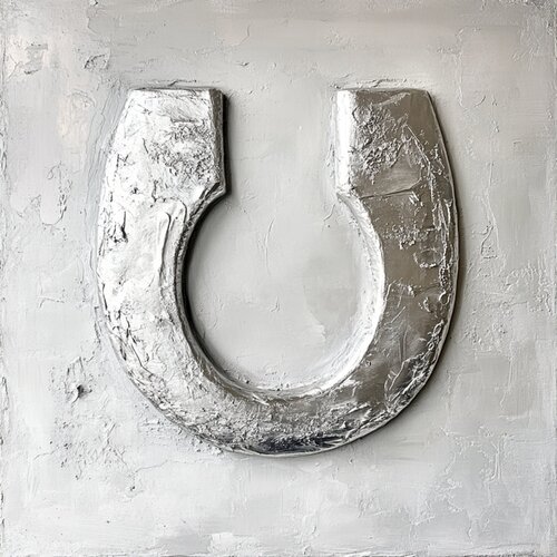3D Lunar Horseshoe of Good Luck di Lucy Moon, Digitale in vendita su Singulart