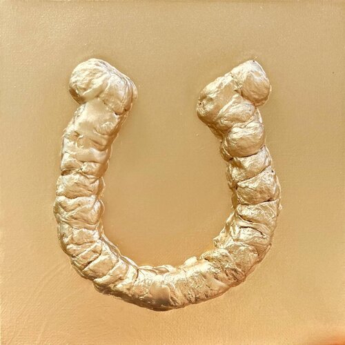 Golden Horseshoe of Victory and Achievement di Lucy Moon, Pittura in vendita su Singulart