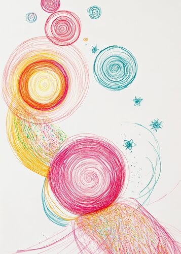 Circles of Warm Silence di Lucy Moon, Digitale in vendita su Singulart