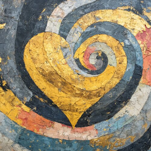 A Heart Giving Light de Lucy Moon, Digital a la venta en Singulart