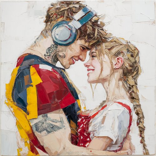 When Russian Hearts Choose German Souls by Lucy Moon, Digital for Sale on Singulart