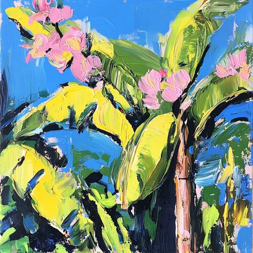 Banana Leaves and Blue Sky Lucy Moon