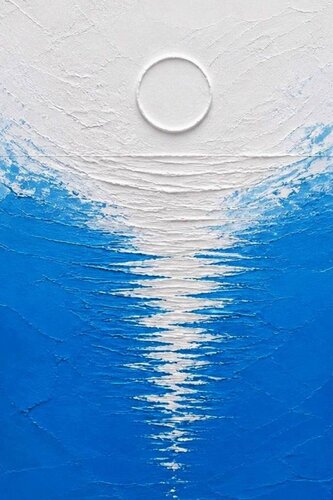 White Light in the Depths of Blue by Lucy Moon, Digital for Sale on Singulart