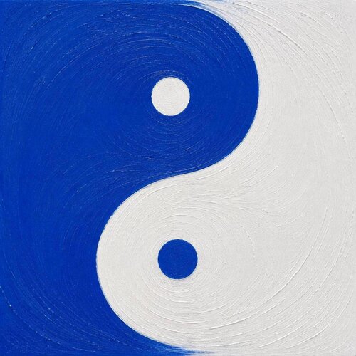 White and Blue Meditation of Light di Lucy Moon, Digitale in vendita su Singulart