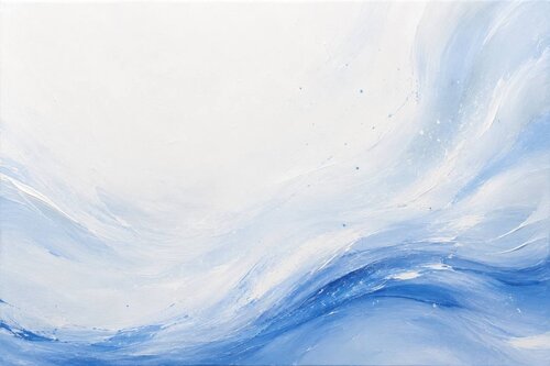 White Lines of Blue Depths by Lucy Moon, Digital for Sale on Singulart