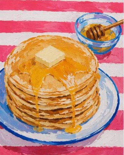 Golden pancakes Thai-style von Lucy Moon, Digital kaufen auf Singulart