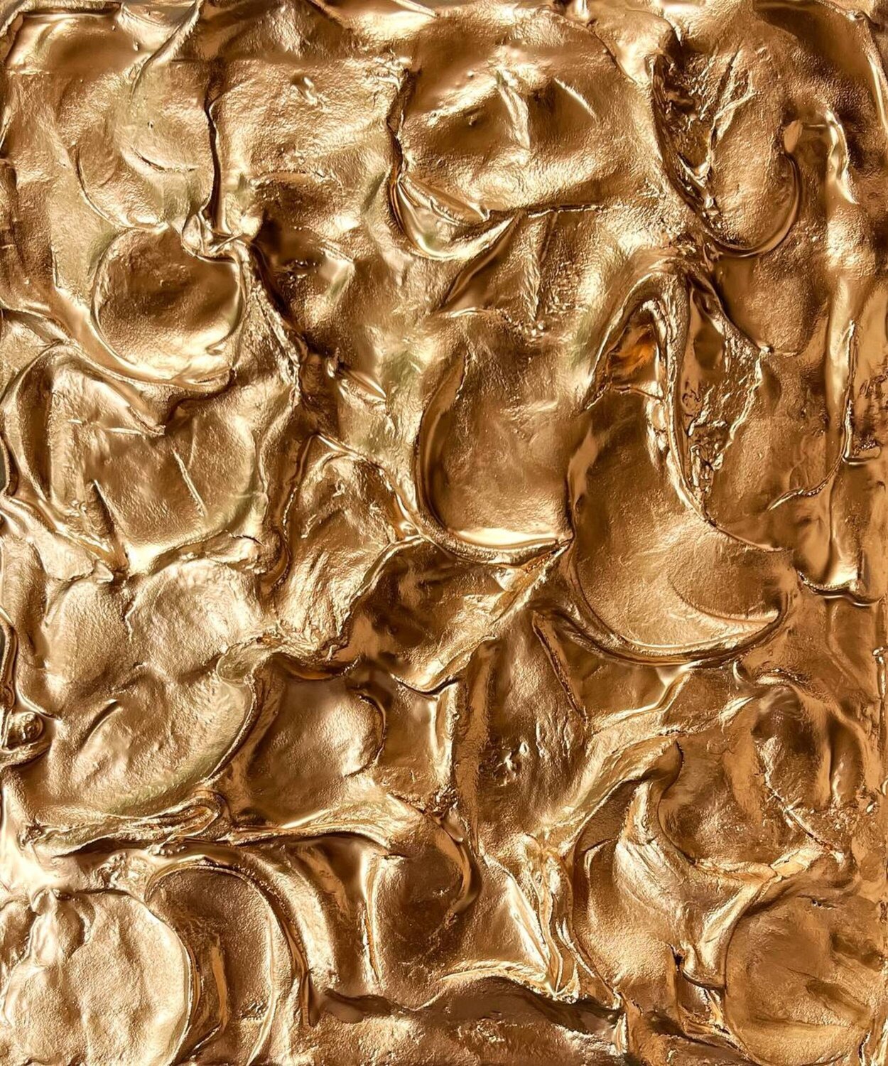 Embossed gold abstraction Lucy Moon