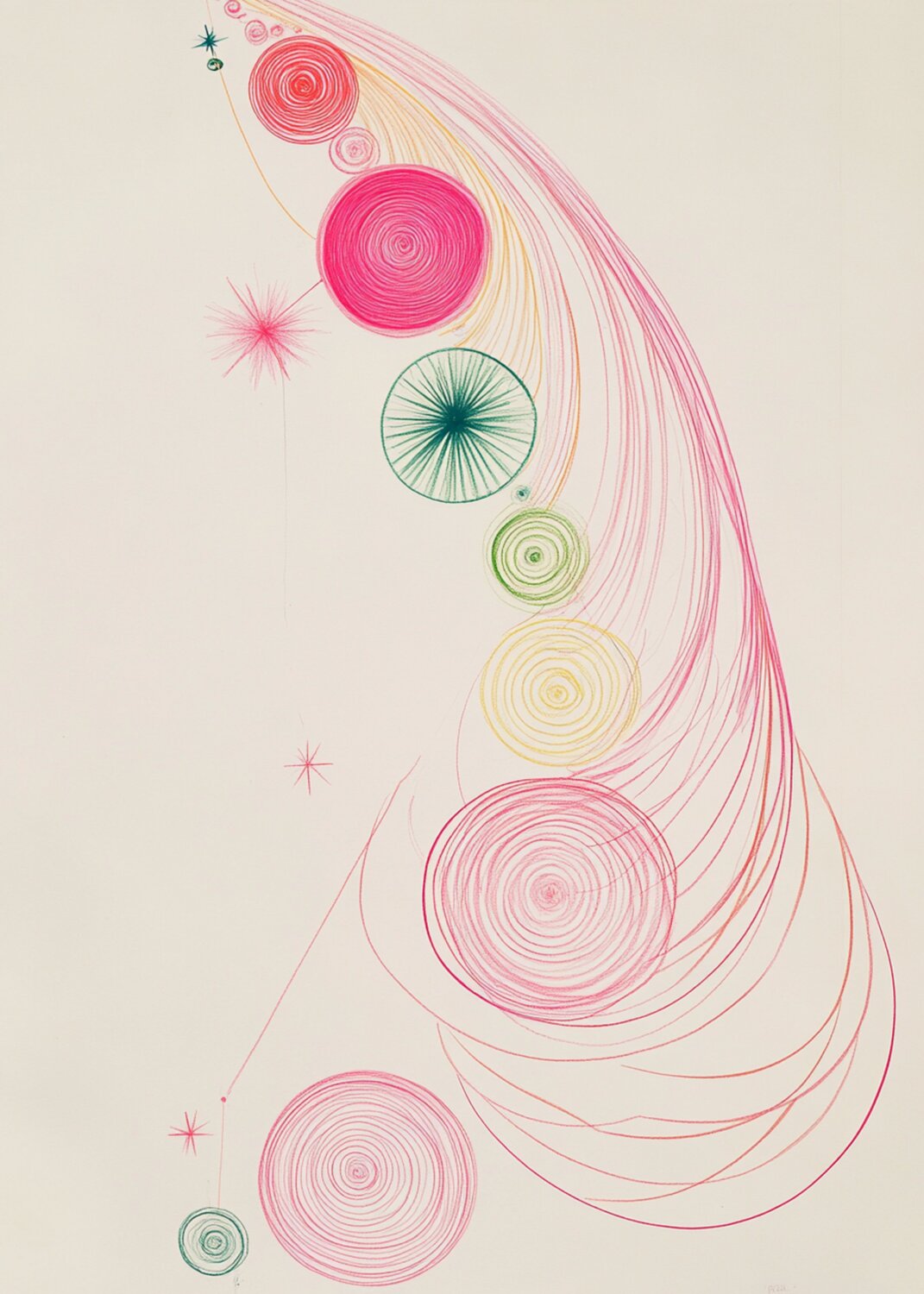 The First Drawing of the New Year Lucy Moon Digitale in vendita
