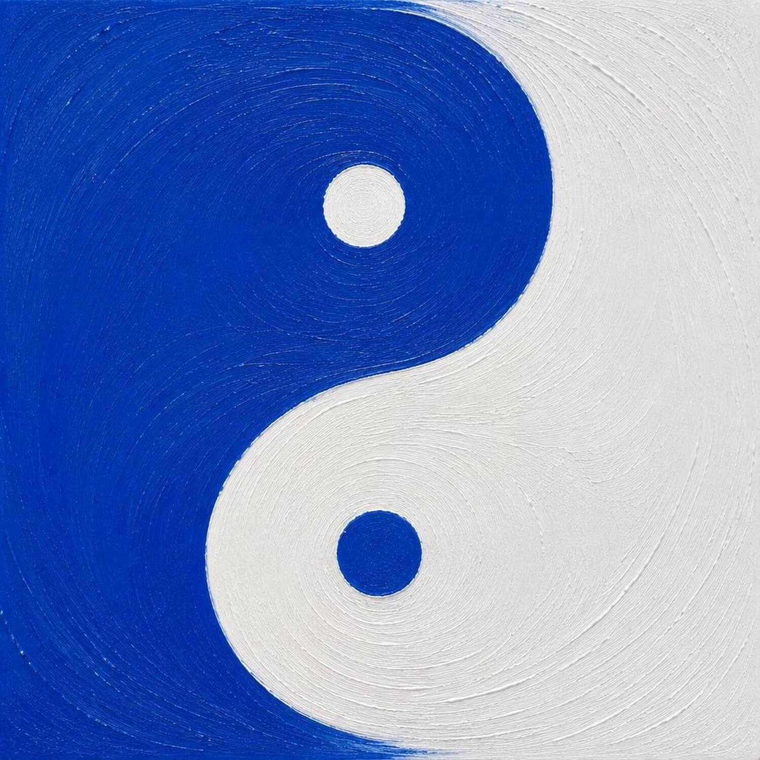 White and Blue Meditation of Light Lucy Moon Digitale in vendita