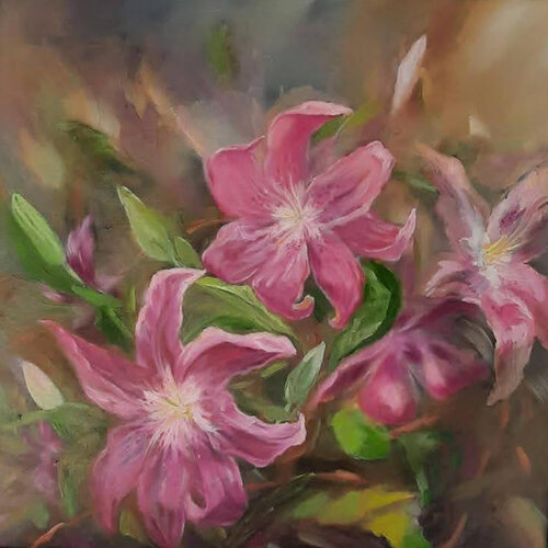 flowers2 de Dilek Özçelik, Pintura a la venta en Singulart