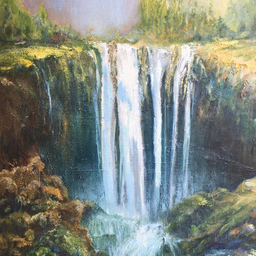 landcape4 di Dilek Özçelik, Pittura in vendita su Singulart