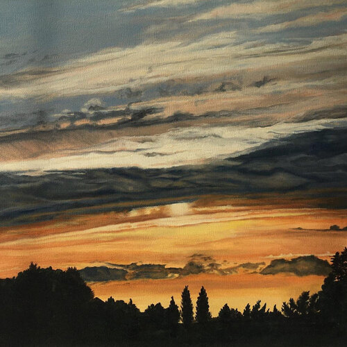 landscape 7 de Dilek Özçelik, Pintura a la venta en Singulart