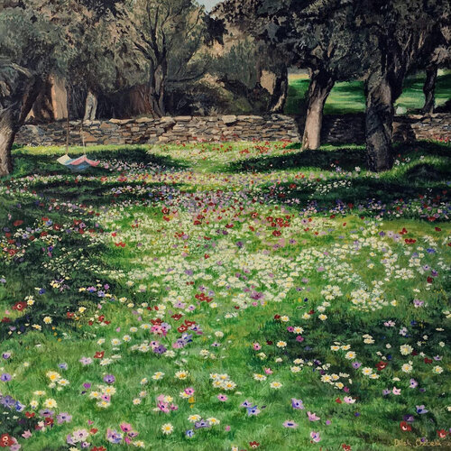 landscape 8 de Dilek Özçelik, Pintura a la venta en Singulart