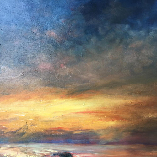 himmel 1 de Dilek Özçelik, Pintura a la venta en Singulart