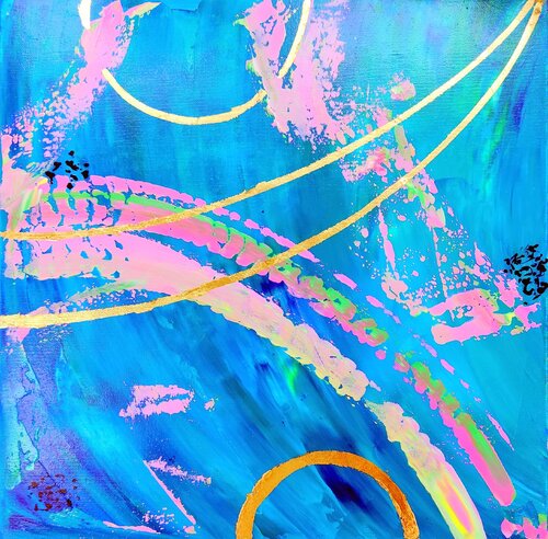 Gentle Embrace di Alison G Saunders, Pittura in vendita su Singulart