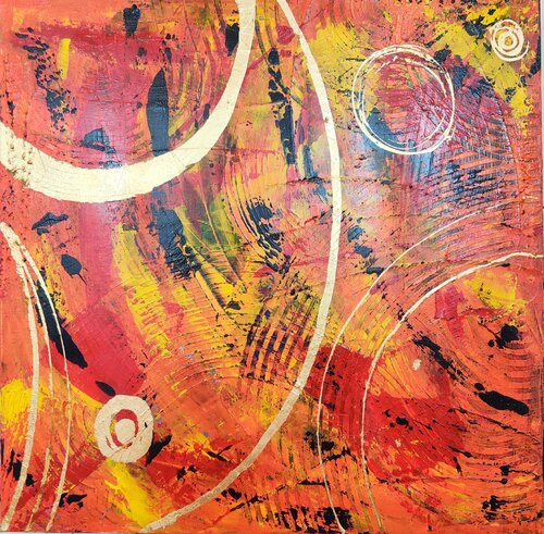 Solar Embrace di Alison G Saunders, Pittura in vendita su Singulart