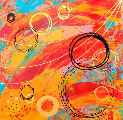 Incandescence di Alison G Saunders, Pittura in vendita su Singulart